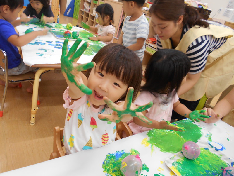  ころころぺたぺた…何ができるかな♪