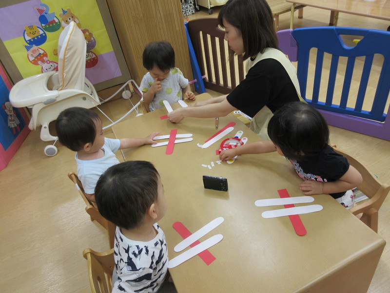  9月制作の様子　りす組