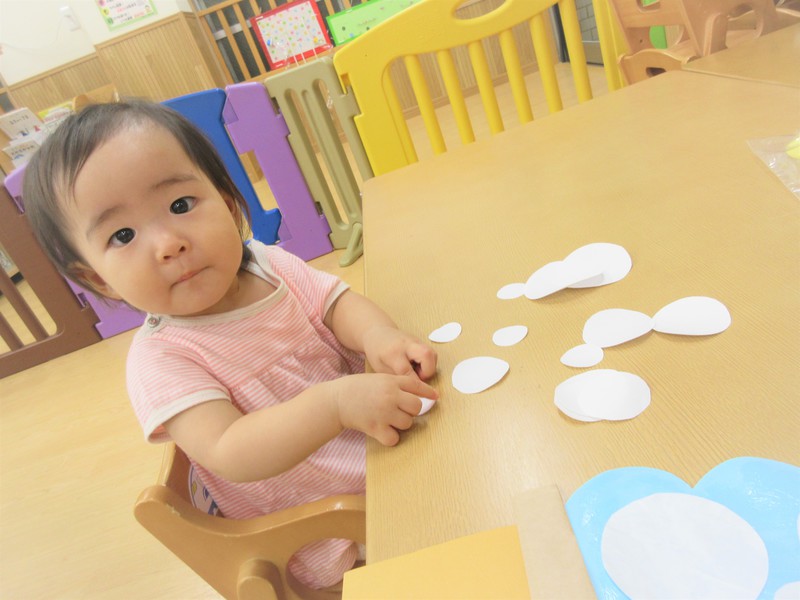  9月制作の様子　ひよこ組