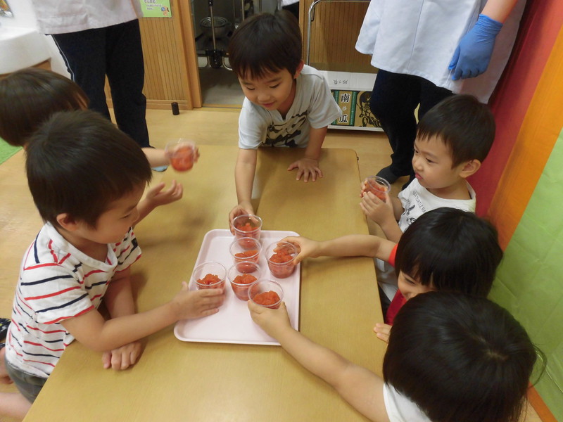  トマトゼリーおいしそう〜😊