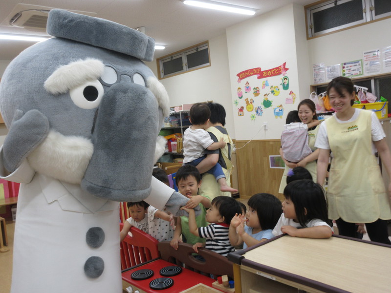  水の博士、じゃぐじいも来てくれました☆