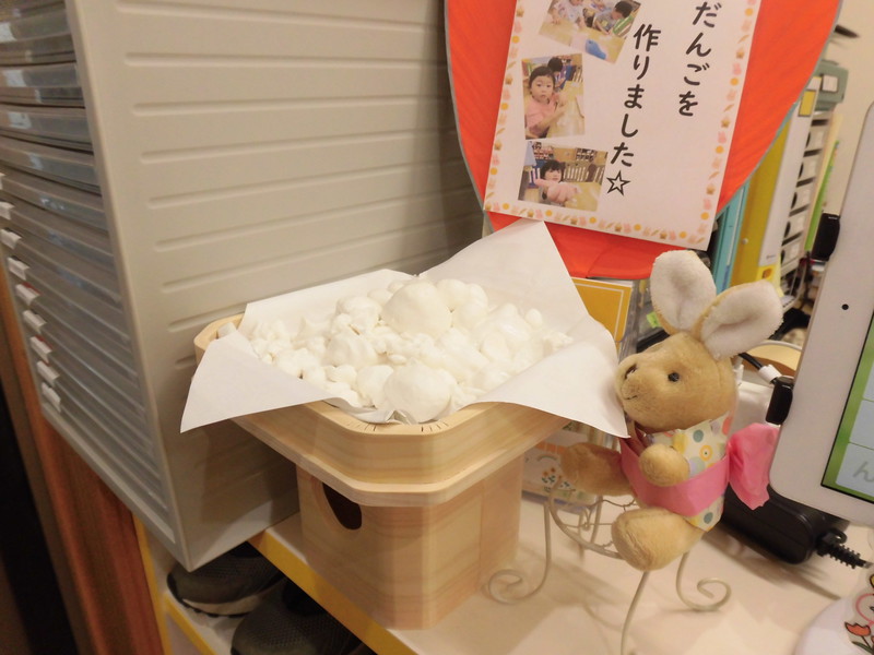  よくよくみると可愛いお団子いっぱい☺