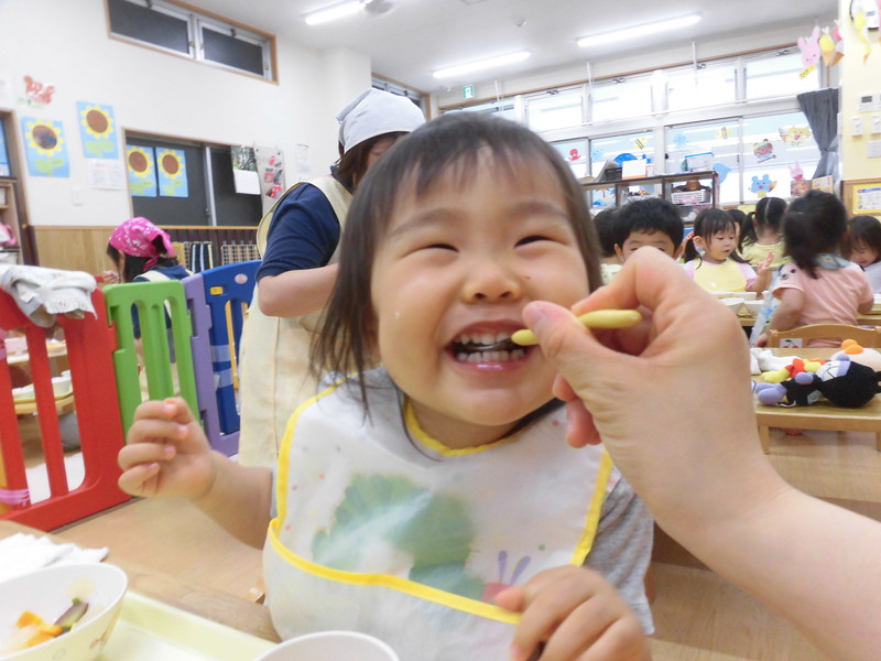  給食おいしーい💕