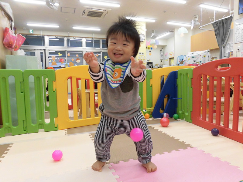  みてみてあんよ、上手だよ😊