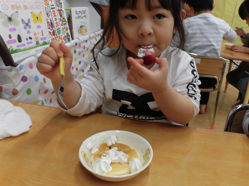  パンケーキ🍰のい・ち・ご🍓💗