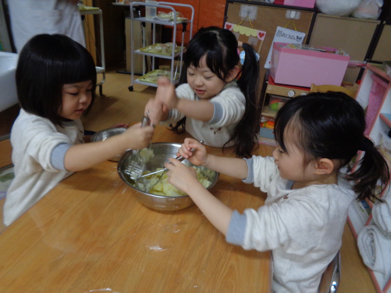 食育のいももち作り🥔